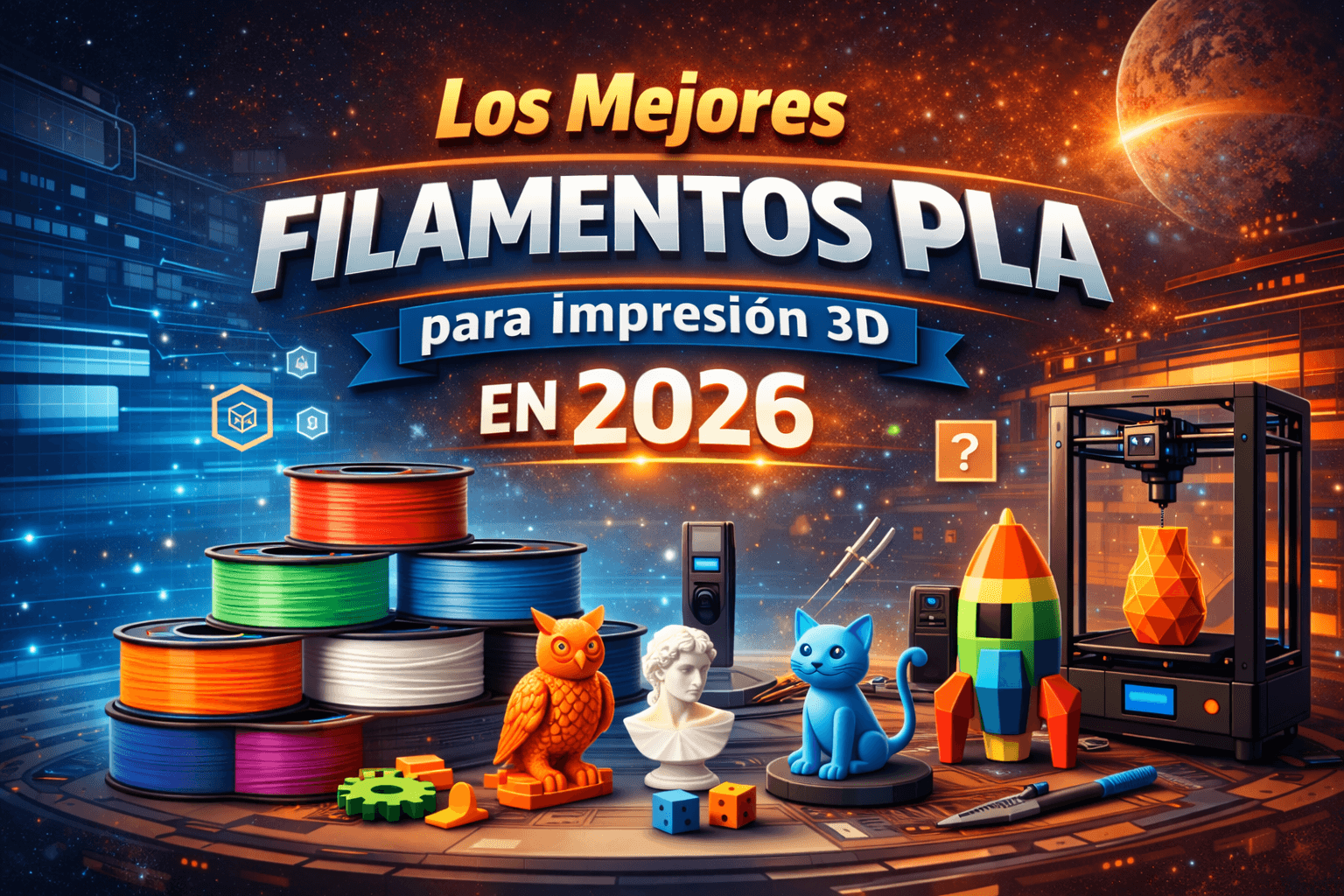 Los Mejores Filamentos PLA para Impresión 3D en 2026